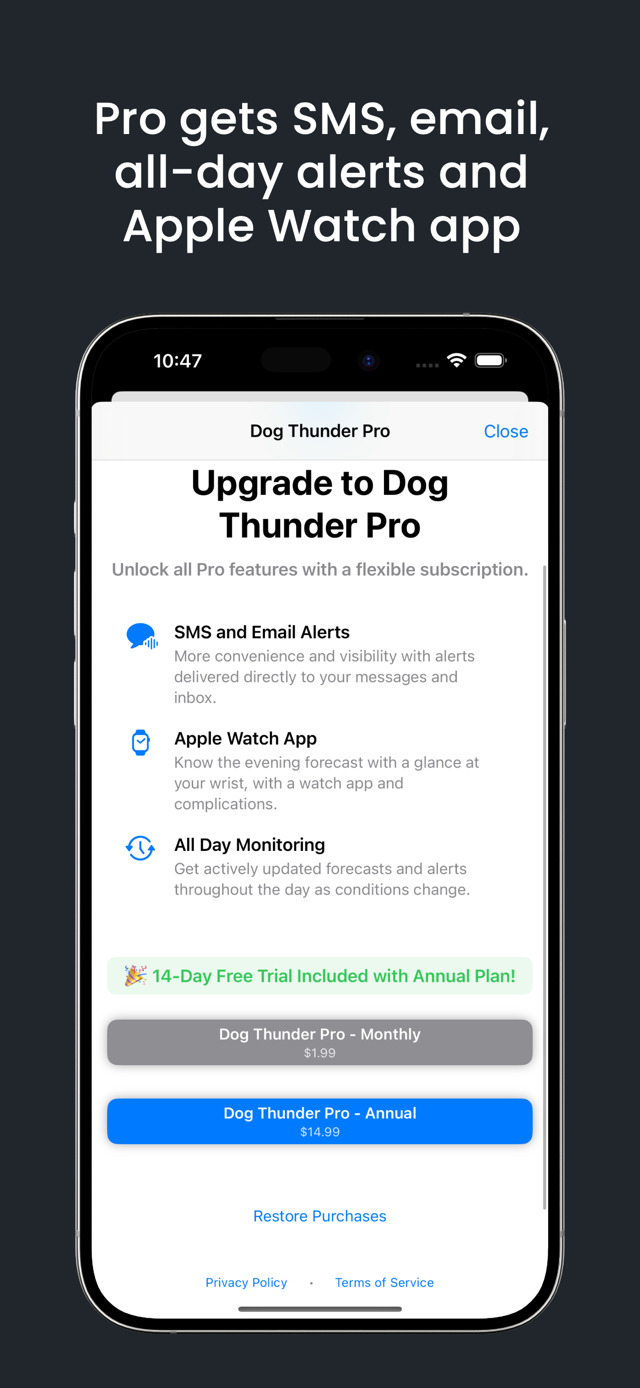Dog Thunder App Screen 5
