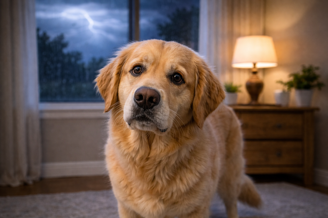Products for dog storm anxiety